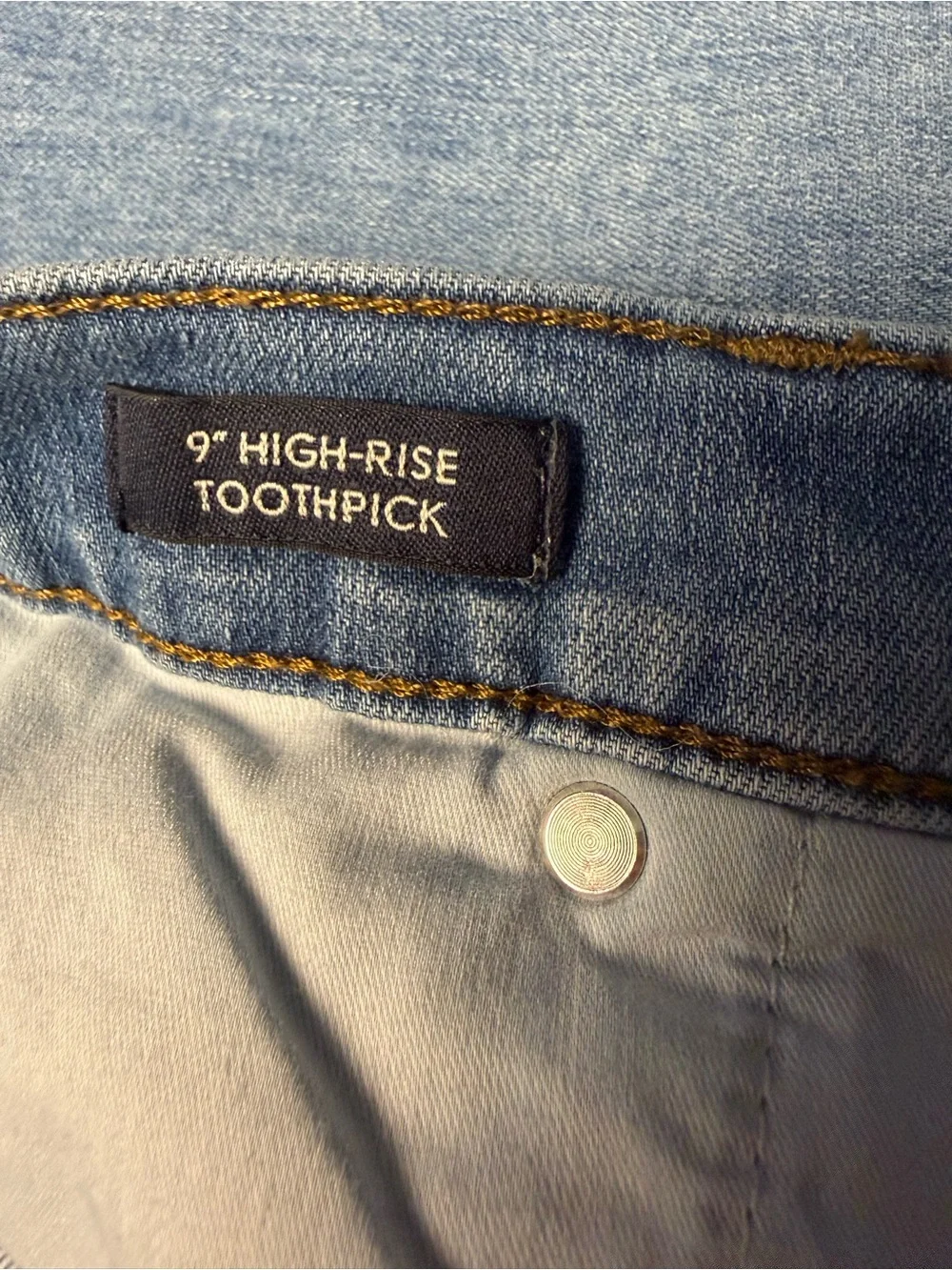 J.Crew 9” High-Rise Toothpick Skinny Jeans Women’s Size 30 Light Wash Stretch De